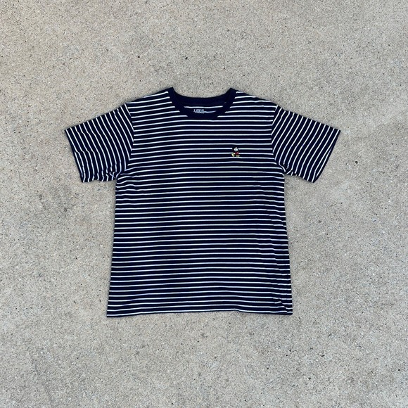 Uniqlo Mickey Stands Striped T-Shirt - Picture 1 of 2